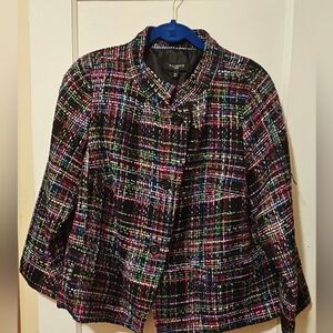 Talbots Colorful Tweed Women's Blazer